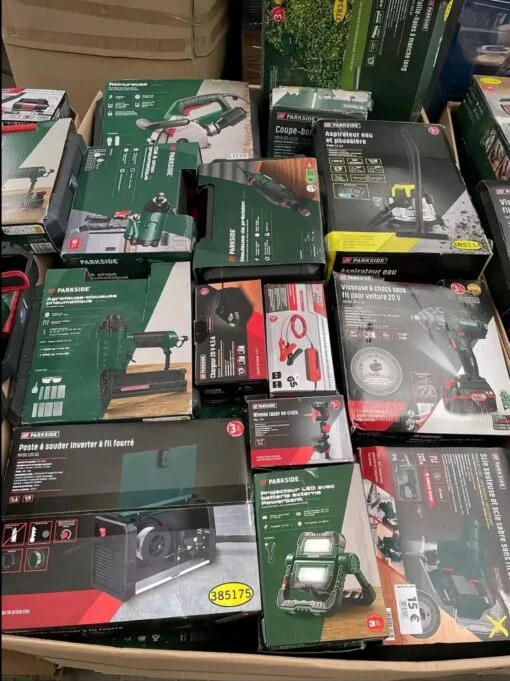 buy Parkside tools liquidation pallets in Netherlands
