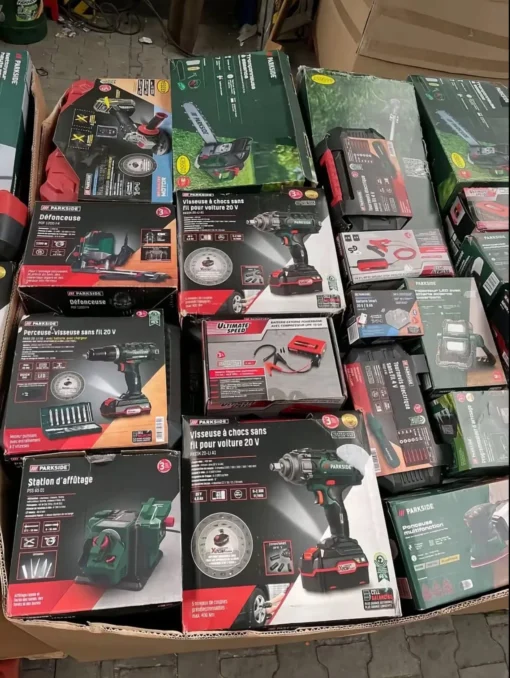 buy Parkside tools liquidation pallets in Netherlands