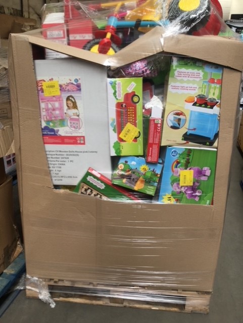 cheap toy liquidation pallets for sale